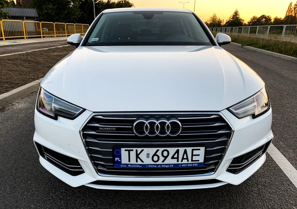 Audi A4 cena 93500 przebieg: 115000, rok produkcji 2017 z Kielce małe 379